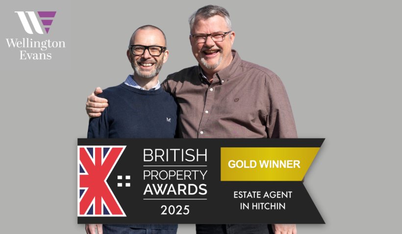 Wellington Evans Wins Gold at the 2025 British Property Awards for Hitchin